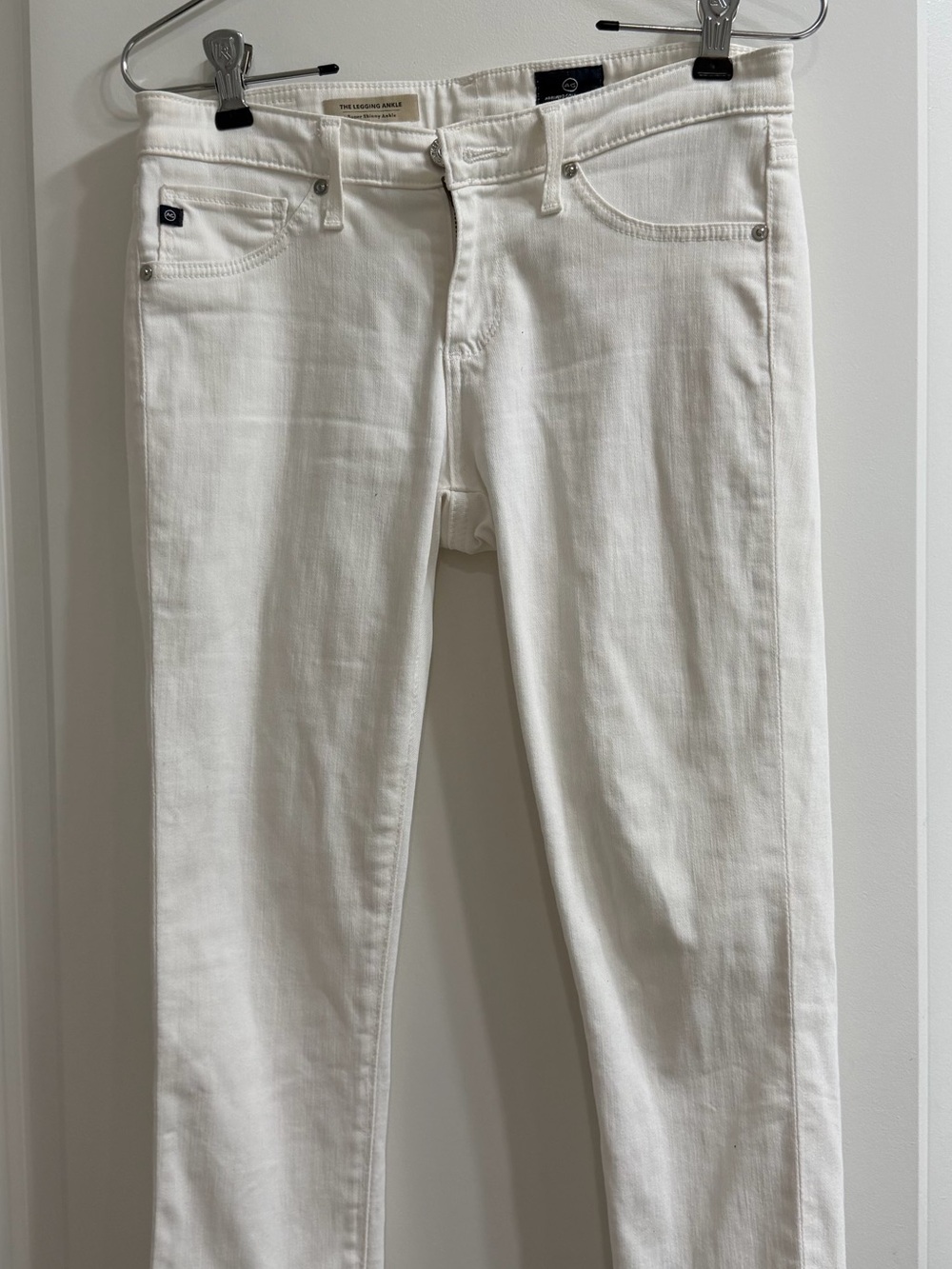 Adriano Goldschmied White Slim Fit cropped Jeans Sz 25